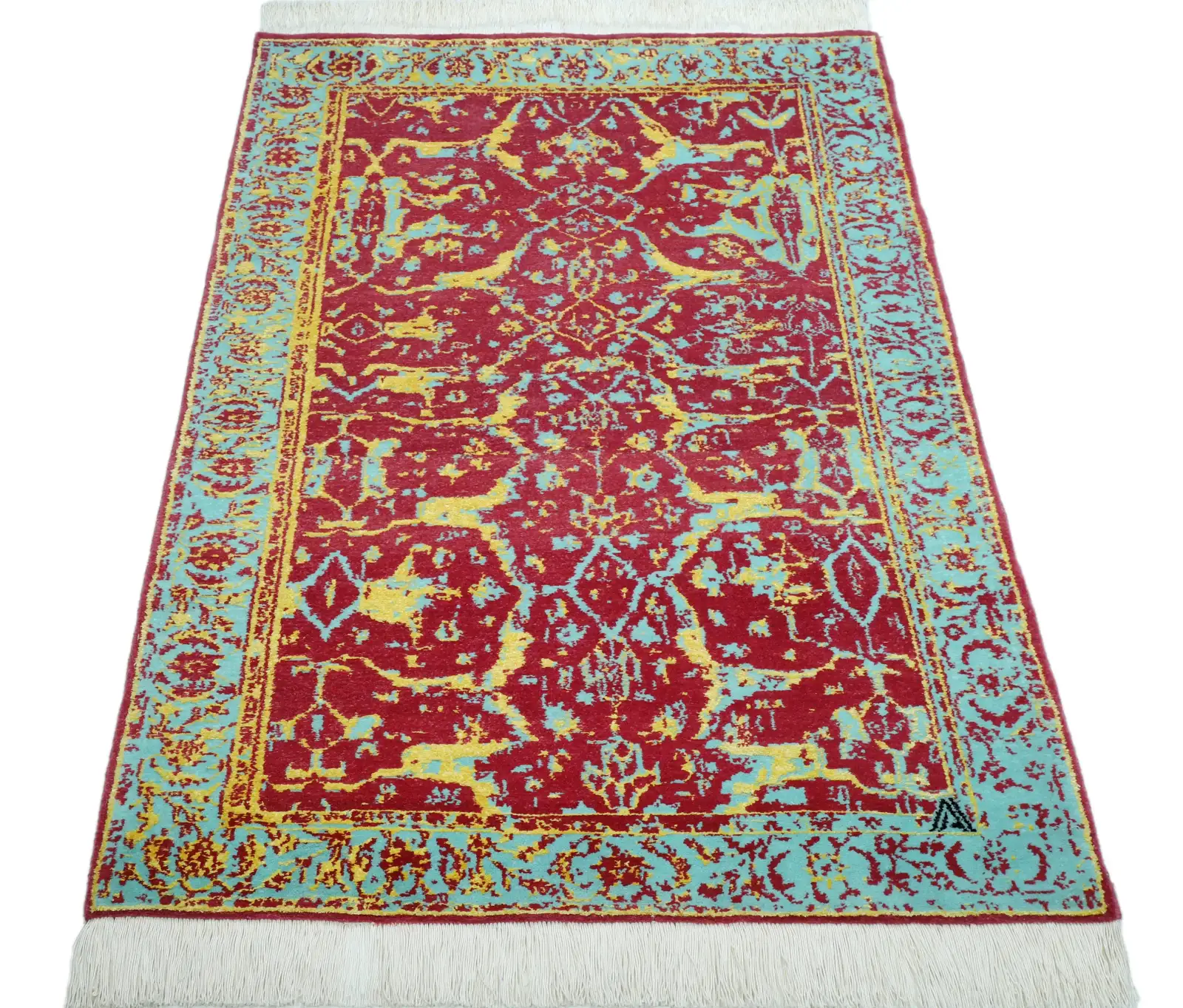 فرش دستباف کرک و ابریشم کد 2325686، کد 2325686