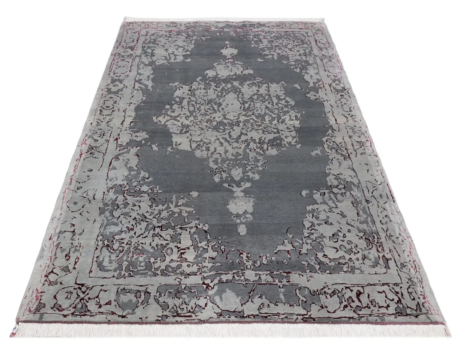 فرش دستباف کرک و ابریشم کد 2326325، کد 2326325