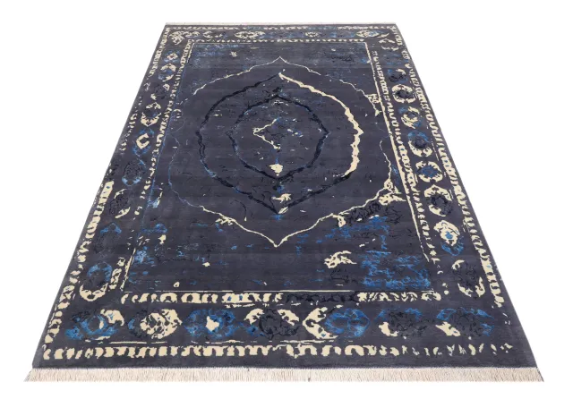 فرش دستباف کرک و ابریشم کد 2326616، کد 2326616