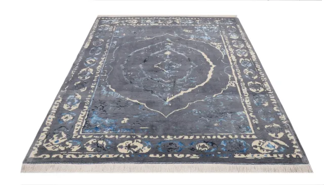 فرش دستباف کرک و ابریشم کد 2326624، کد 2326624