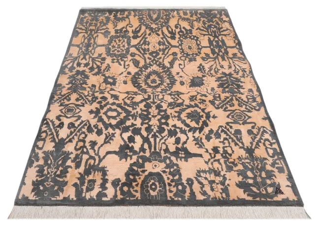 فرش دستباف کرک و ابریشم کد 2326935، کد 2326935
